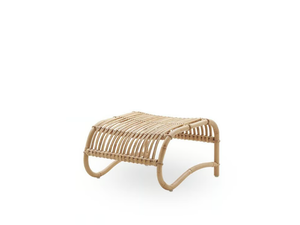 TEDDY - Rattan footstool - Pouf by Sika Design