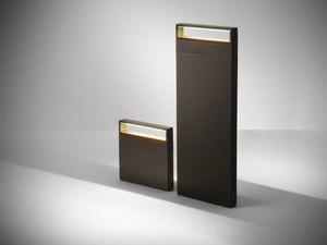 COOL WOOD - LED wooden bollard light - Floor lamp by SIMES