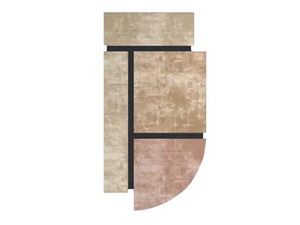 ISLAND CORAL - Hand-tufted rug in bamboo and wool - Rug by Sirecom Tappeti