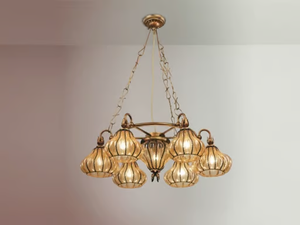 CARRO MS 173 - Murano glass pendant lamp - Ceiling lamp by Siru