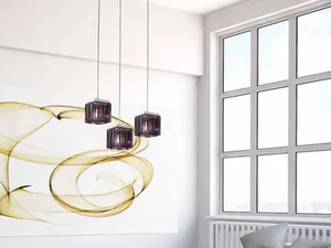 CUBETTI LS 609 - Murano glass pendant lamp - Ceiling lamp by Siru
