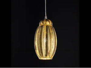 FOGLIA ORO MS 203 - Murano glass pendant lamp - Ceiling lamp by Siru