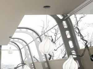 PEGASO RS 409 - Murano glass pendant lamp - Ceiling lamp by Siru