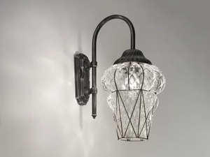 PIAZZA EB 114 - Murano glass outdoor wall lamp - Wall lamp by Siru