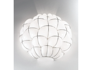 POUFF RA 383 - Murano glass wall light - Wall lamp by Siru