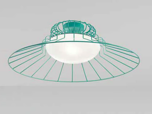 SUNRISE LC 613 - Murano glass ceiling lamp - Ceiling lamp by Siru