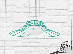 SUNRISE LS 613 - Murano glass pendant lamp - Ceiling lamp by Siru