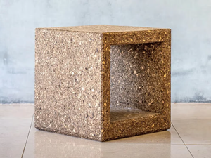 OUTLINE - Square cork coffee table - Side table by SIT