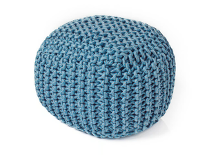 ALYSSA - Square nautical rope pouf - Pouf by SITAP Carpet Couture Italia