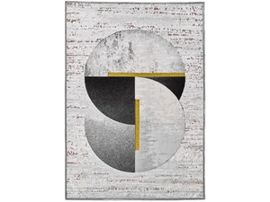 GABRIELLE 858X/Q13 - Rug in viscose and polypropylene with geometric shapes - Carpet by SITAP Carpet Couture Italia