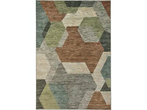 MALIZIA 89877/5250 - Rectangular viscose rug with geometric shapes - Carpet by SITAP Carpet Couture Italia