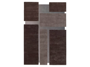 POP TWO - Wool and viscose rug with geometric shapes - Carpet by SITAP Carpet Couture Italia