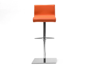 AMBA - Swivel high stool with back - Stool by SITIA