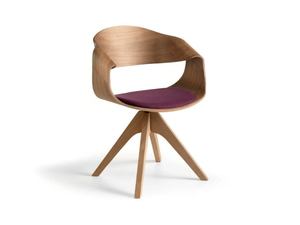 CHANTAL - Trestle-based multi-layer wood chair - Chair by SITIA