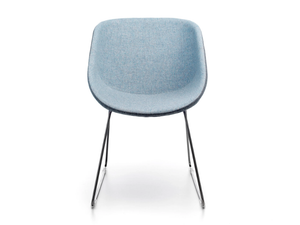 HIBISCUS - Sled base upholstered chair - Chair by SITIA