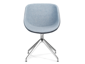 HIBISCUS - Swivel upholstered trestle-based chair - Chair by SITIA