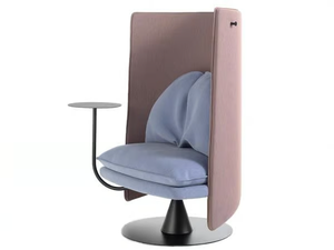 ROMA284 - Swivel fabric easy chair high-back - Armchair by SITIA