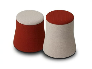 JOY - Upholstered fabric pouf - Pouf by Sitland