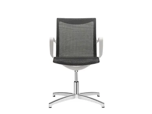 SOUL AIR - Mesh reception chair with armrests - Chair by Sitland
