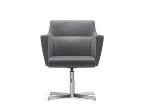 ADMIRAL - Swivel with 4-spoke base chair with armrests - Chair by SITLOSOPHY®