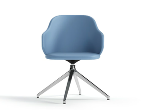 HOST - Swivel trestle-based chair - Chair by SITLOSOPHY®
