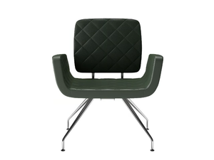 MONET - Leather easy chair with armrests - Armchair by SITLOSOPHY®
