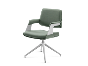 OMNIA - Swivel trestle-based chair - Chair by SITLOSOPHY®