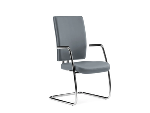 PROGRESS - Cantilever reception chair with armrests - Chair by SITLOSOPHY®