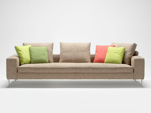 BACCARAT - 3 seater fabric sofa with removable cover - Sofa by Siwa Soft Style