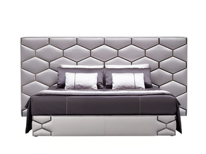 DIAMOND - Double bed with upholstered headboard - Bed frame by Siwa Soft Style