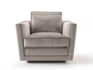 EXTRÒ - Fabric armchair with armrests - Armchair by Siwa Soft Style