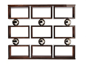SPHERES - Sectional open wooden bookcase - Cabinet by Siwa Soft Style