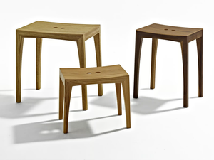 OTTO3 - Low wooden stool - Stool by Sixay furniture