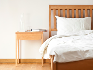ZEBRA - Wooden bedside table with drawers - Side table by Sixay furniture