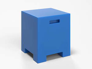 BLOCKY - Square coated foam pouf - Pouf by SIXINCH