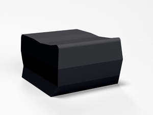 CRUSHED - Rectangular coated foam pouf - Pouf by SIXINCH