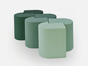 HOOKED - Modular backless coated foam bench seating - Bench by SIXINCH