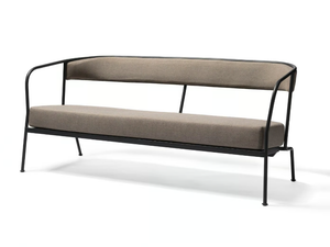 ARHOLMA - 3 seater fabric garden sofa with metal structure - Sofa by Skargaarden