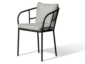SALTÖ - Upholstered Sunbrella® chair with armrests - Chair by Skargaarden