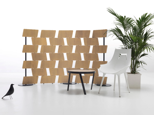 SKINÌ WOOD NEUTRA - Wooden room divider - Screens by Skema