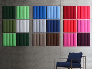 ECOWALL - Polyester fibre Acoustic wall panel - Paneling by Slalom