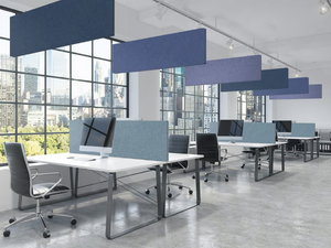 T-FRAME BAFFLE - Polyester fibre acoustic baffles - Screens by Slalom
