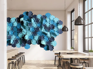 WAVE - PET Acoustic wall panel - Paneling by Slalom