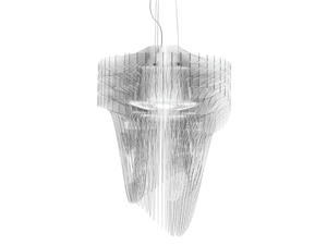 ARIA TRANSPARENT - Cristalflex® / Lentiflex® LED pendant lamp - Ceiling lamp by Slamp