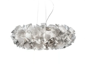 CLIZIA FUMÈ LARGE - Lentiflex® and Cristalflex Fumé® LED pendant lamp - Ceiling lamp by Slamp
