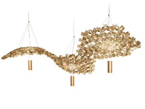 NUVEM VELVET - LED Opalflex® pendant lamp - Ceiling lamp by Slamp