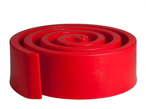 SUMMERTIME - Round polyethylene pouf - Pouf by SLIDE