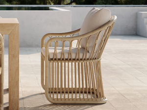 ELISA - Synthetic material and aluminium garden chair - Chair by SNOC