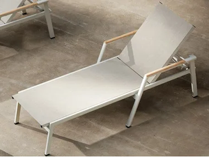 GEMMA-PIKE - Recliner textilene sun lounger - Armchair by SNOC