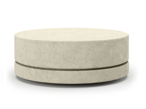 MIURA - Low concrete garden side table - Side table by SNOC